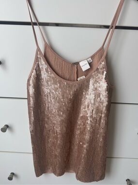 NWT Chan Luu Sequin Embellished Top Cami